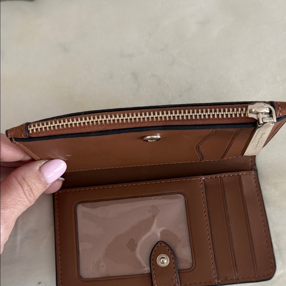 Kate Spade Chestnut Leather Card Holder - Picture 4 of 4